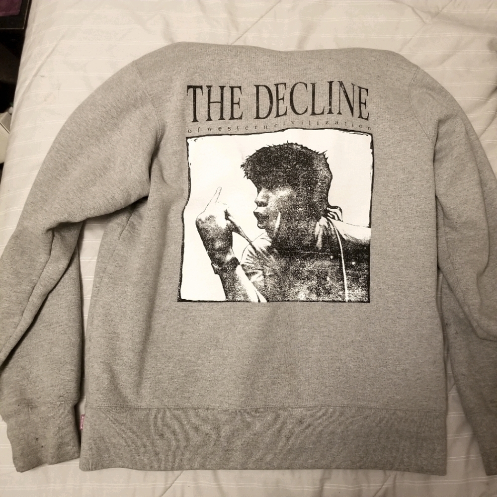 Supreme "The Decline" hooded sweatshirt